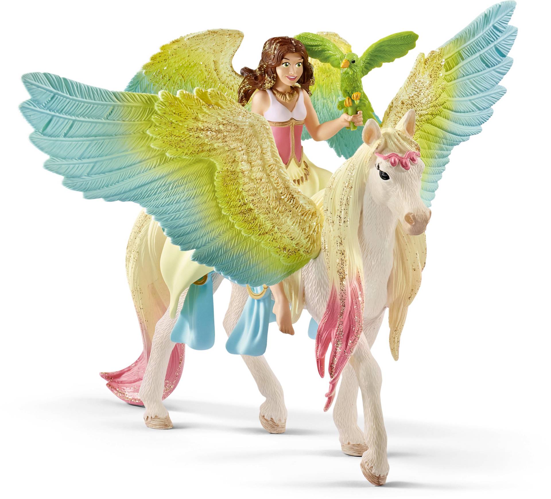 Schleich® Spielfigur »BAYALA®, Surah mit Glitzer-Pegasus (70566)« von Schleich®