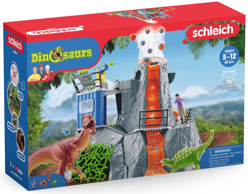 Schleich® Spielwelt »DINOSAURS, Grosse Vulkan-Expedition (42564)« von Schleich®