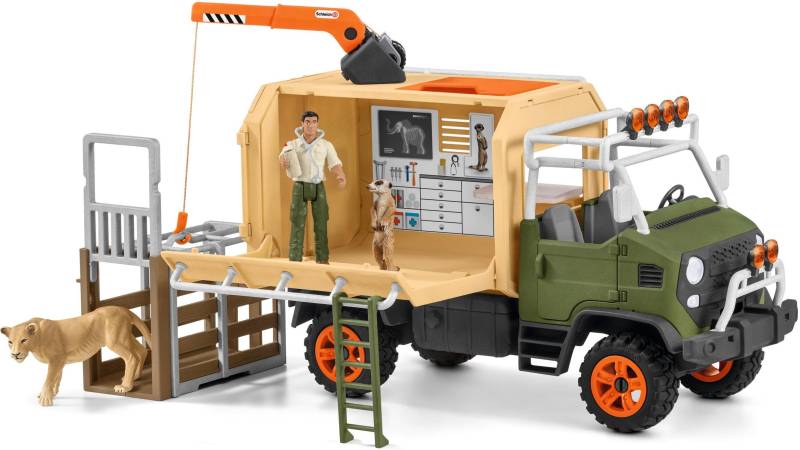 Schleich® Spielwelt »WILD LIFE, Grosser Truck Tierrettung (42475)«, (Set), Made in Europe von Schleich®
