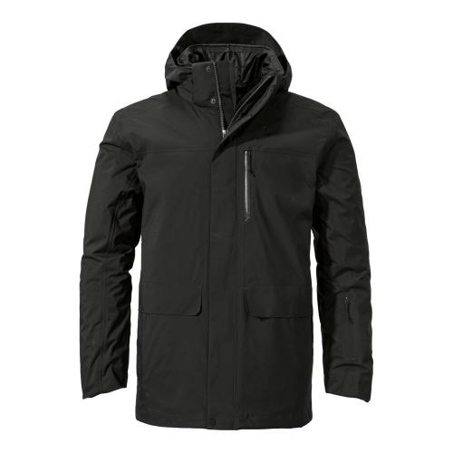 Schöffel 3in1 Parka Barth M - schwarz (Grösse: 48) von Schöffel