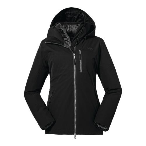 Schöffel Doppeljacke 3in1 Jacket Krakau L - schwarz (Grösse: 34) von Schöffel