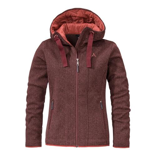 Schöffel Fleece Hoody Aurora L - rot (Grösse: 34) von Schöffel