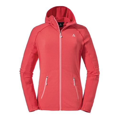 Schöffel Fleece Hoody Monte Sart L - rot (Grösse: 34) von Schöffel