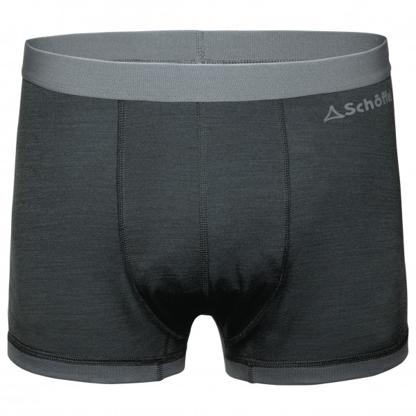 Schöffel - Merino Sport Boxershorts - Merinounterwäsche Gr M grau/schwarz von Schöffel