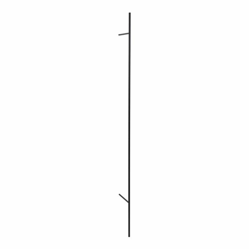 Sketch Wandgarderobe , Ausführung schwarz pulverbeschichtet von Schönbuch