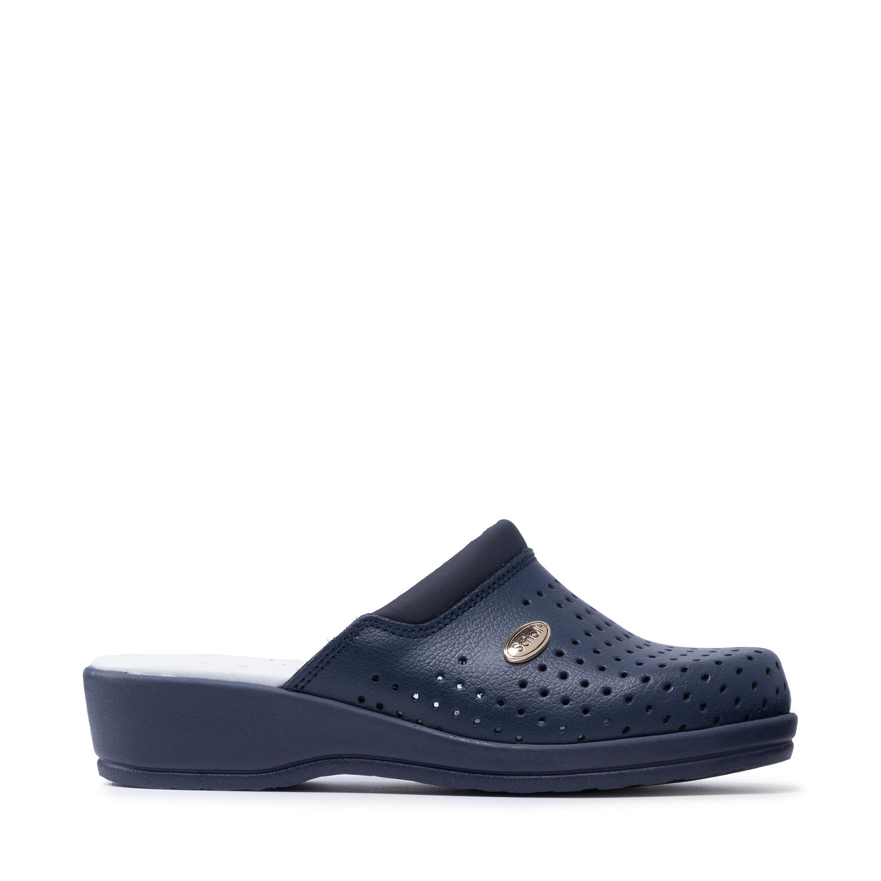 Pantoletten Scholl Clog Back Guard F20002 1040 Navy Blue von Scholl