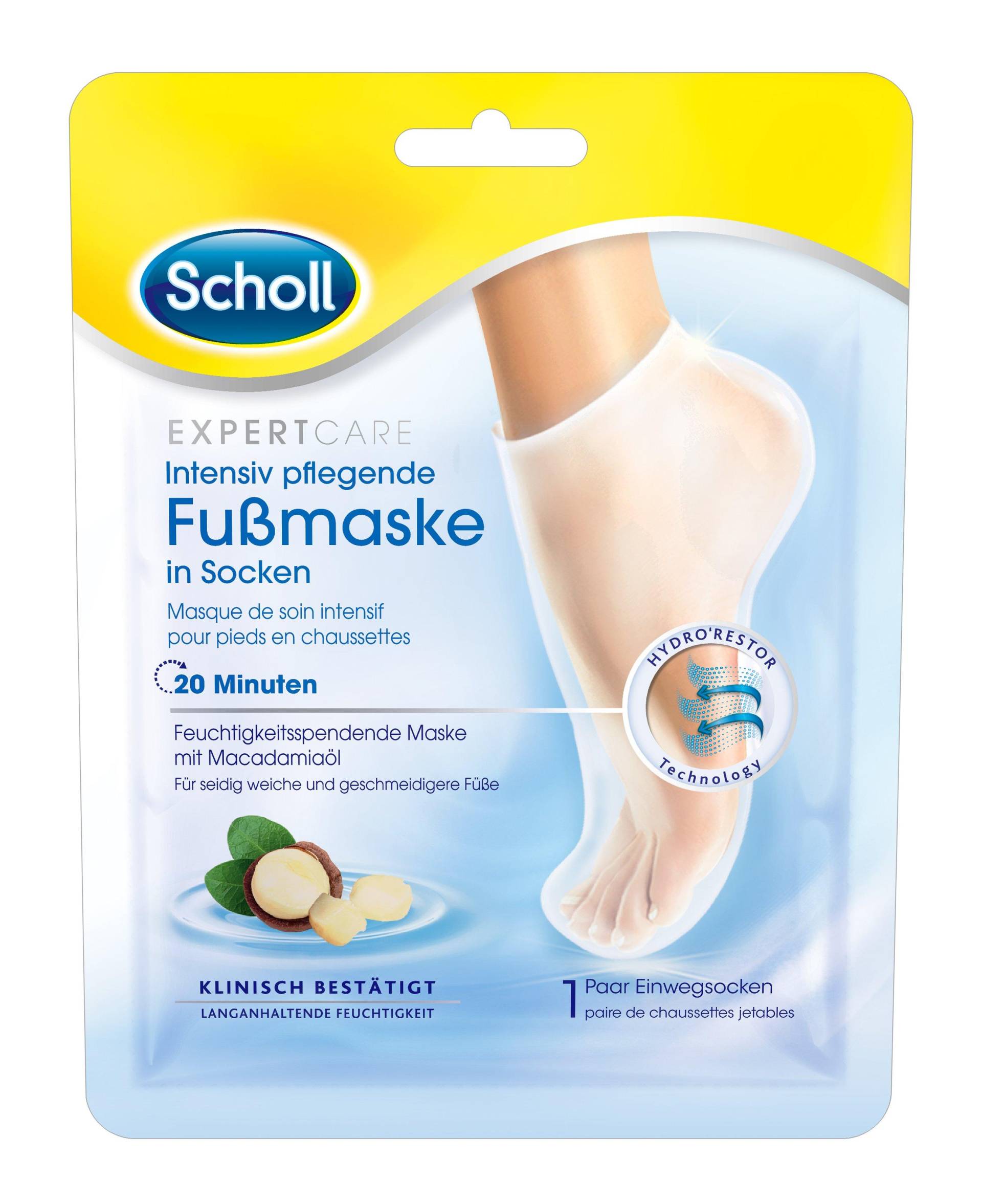 Expertcare Pflegende Fussmaske Damen  2 pezzi von Scholl