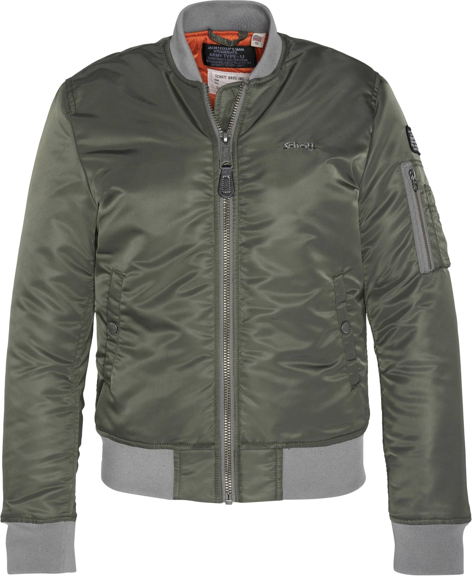 Schott NYC Bomberjacke, mit zusätzlichen Armtaschen Schott NYC Bomberjacke, mit zusätzlichen Armtaschen von Schott NYC