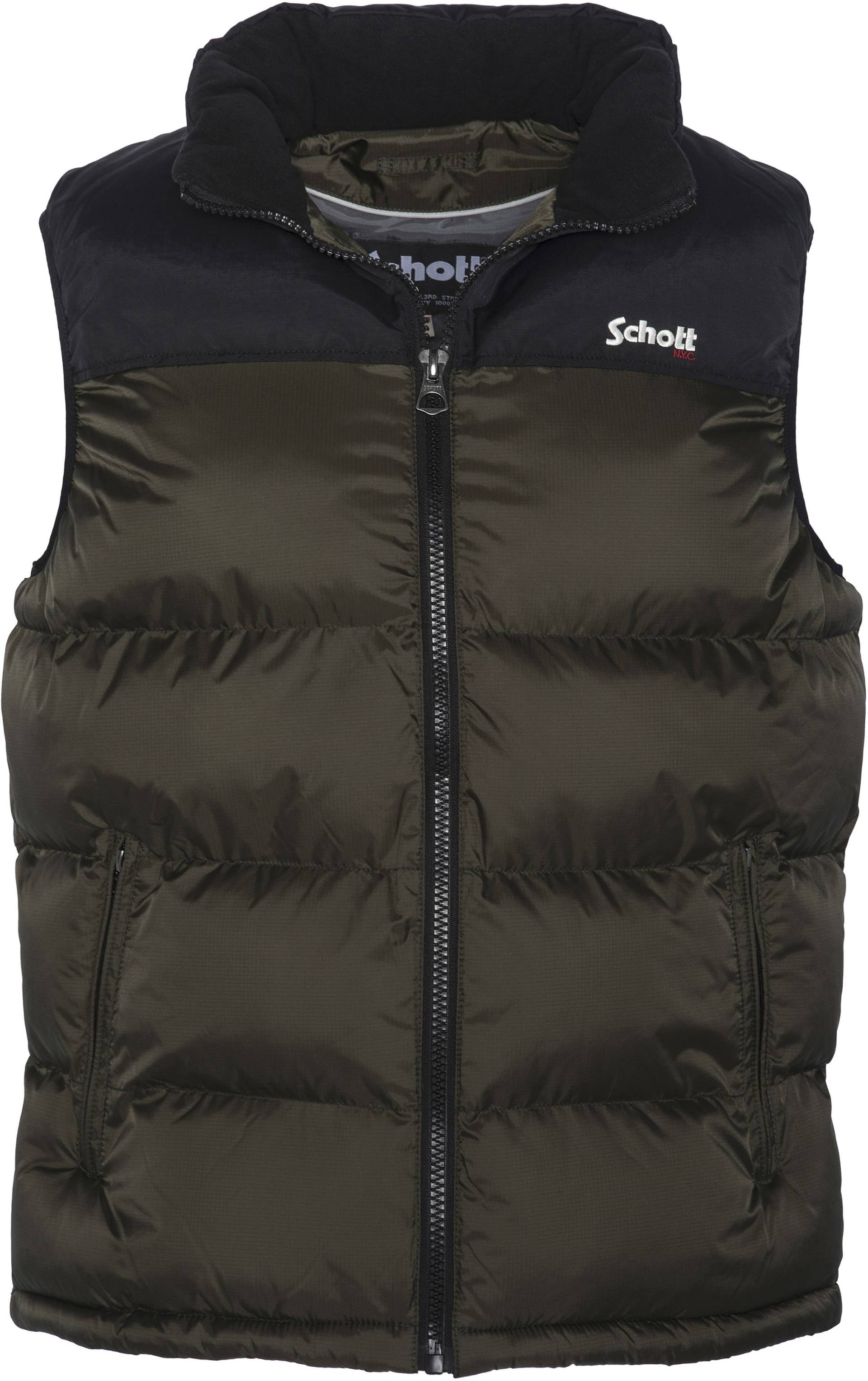 Schott NYC Steppweste, mit dezenter Logostickerei Schott NYC Steppweste, mit dezenter Logostickerei von Schott NYC