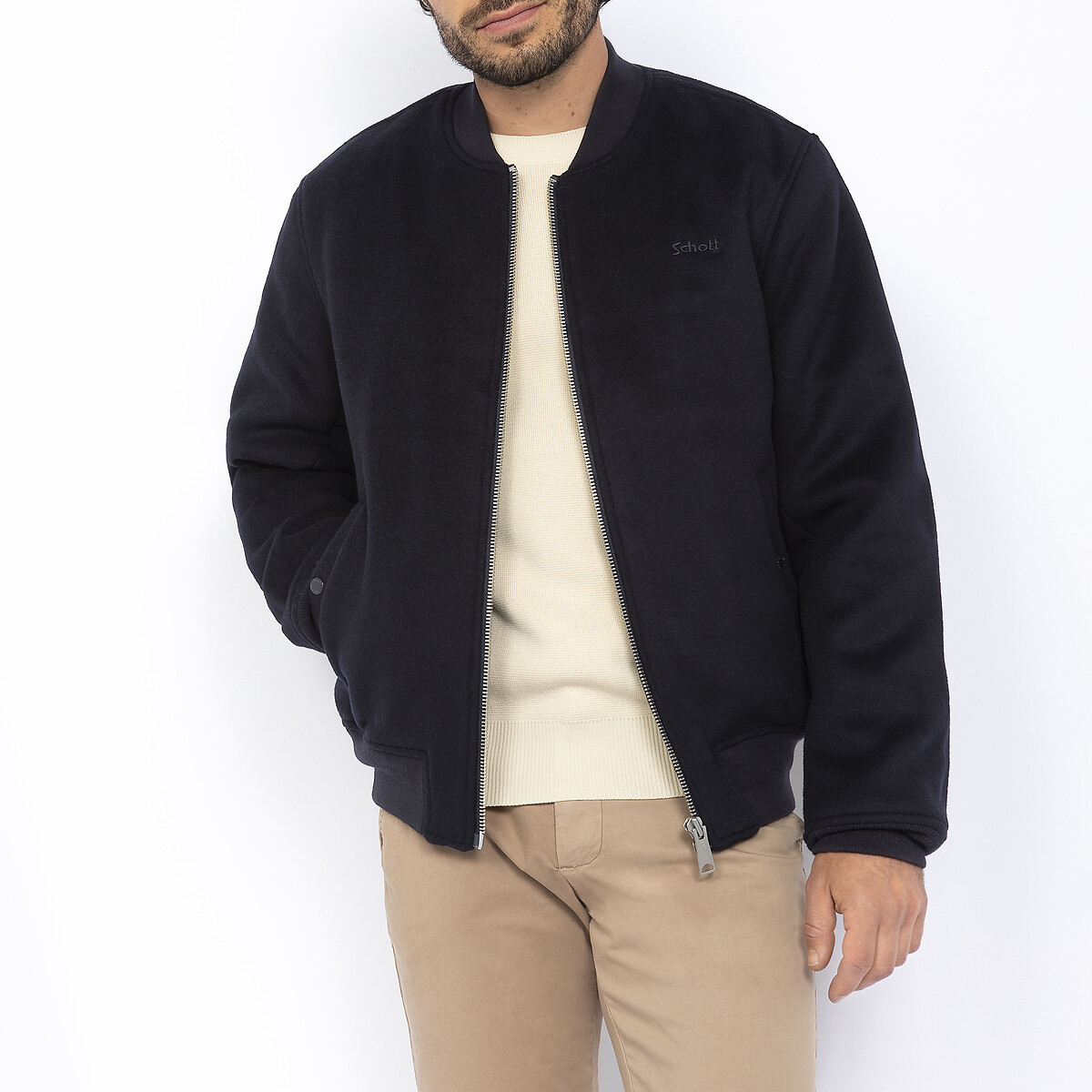 Bomberjacke MA-Wool von Schott