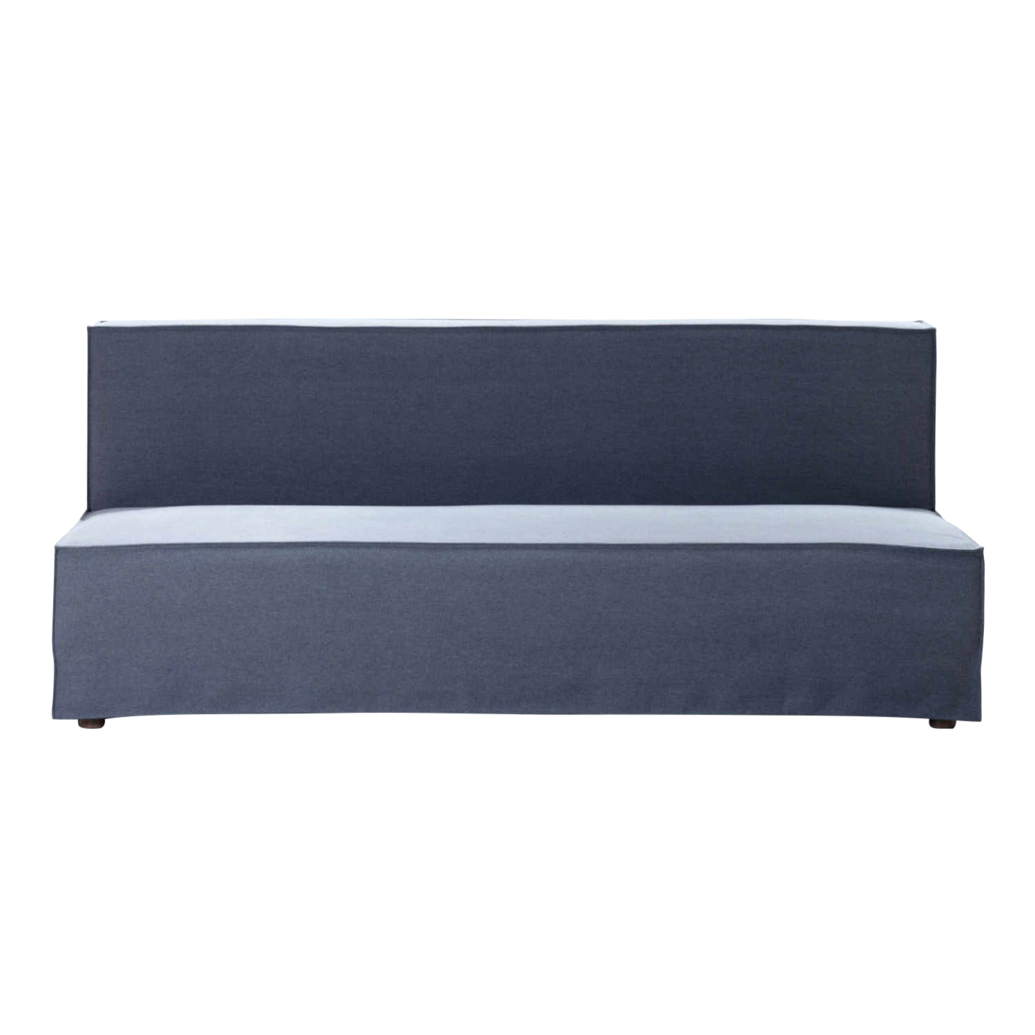 Ell Purebeds Schlafsofa, Stoffbezug clara-840-blue, Rückenkissen ein von Schramm