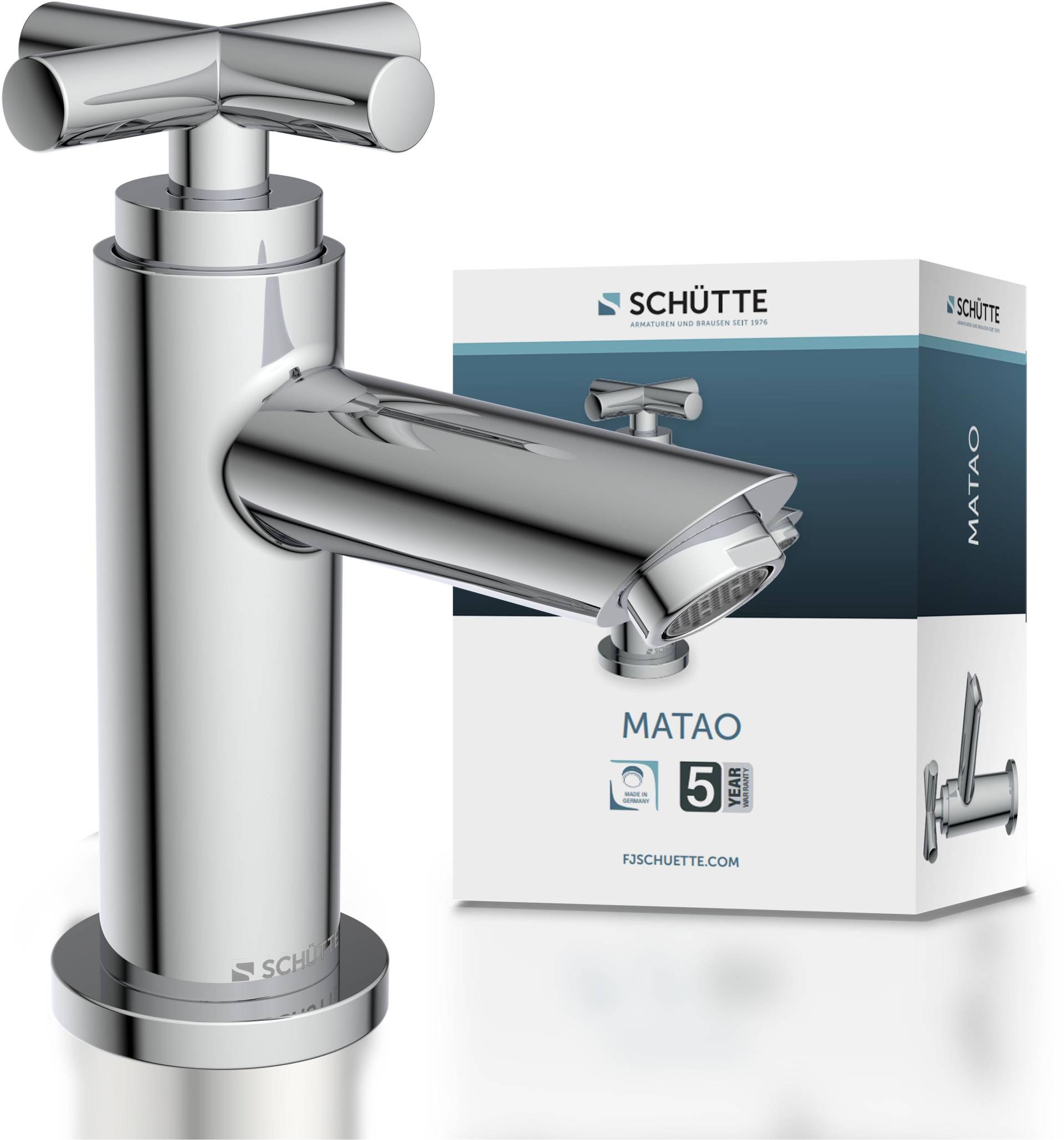 Schütte Waschtischarmatur »Matao«, Kaltwasser, Chrom Schütte Waschtischarmatur »Matao«, Kaltwasser, Chrom von Schütte