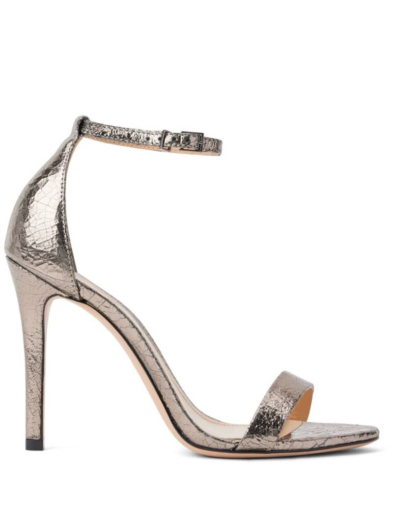 Schutz Gisele 105mm metallic-finish sandals von Schutz