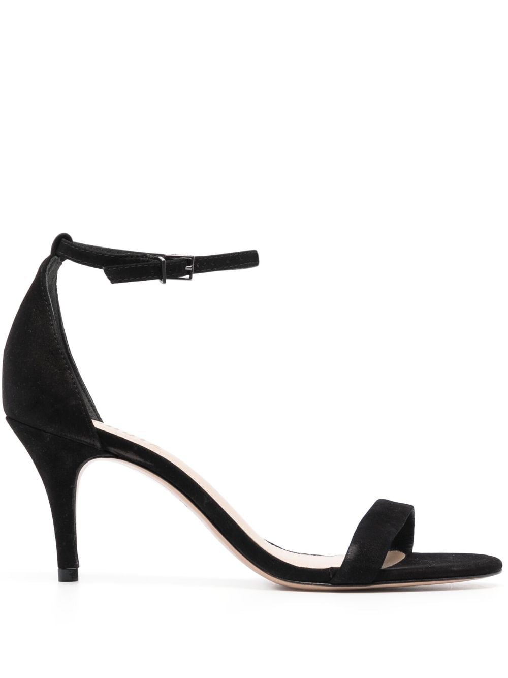 Schutz single-strap 85mm leather sandals - Black von Schutz