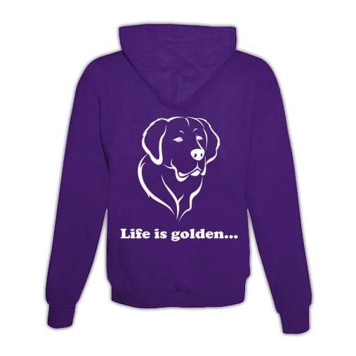 Schwesternuhr Hoodie mit Zipper Golden Retriever Unisex von Schwesternuhr