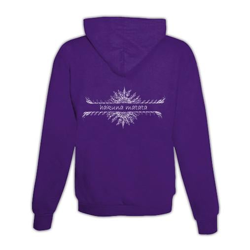 Schwesternuhr Hoodie mit Zipper Hakuna matata Unisex von Schwesternuhr