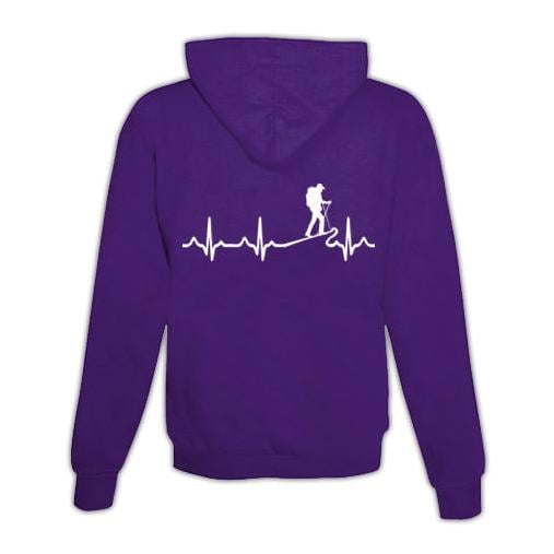 Schwesternuhr Hoodie mit Zipper Hiking Unisex von Schwesternuhr