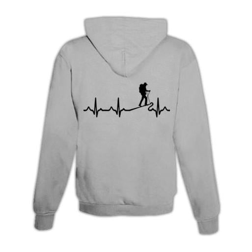 Schwesternuhr Hoodie mit Zipper Hiking Unisex von Schwesternuhr