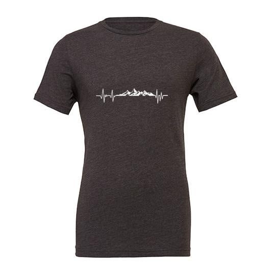 JoyLine T-Shirt Mountain Unisex Farbe: Dunkelgrau, Grösse: XS von JoyLine