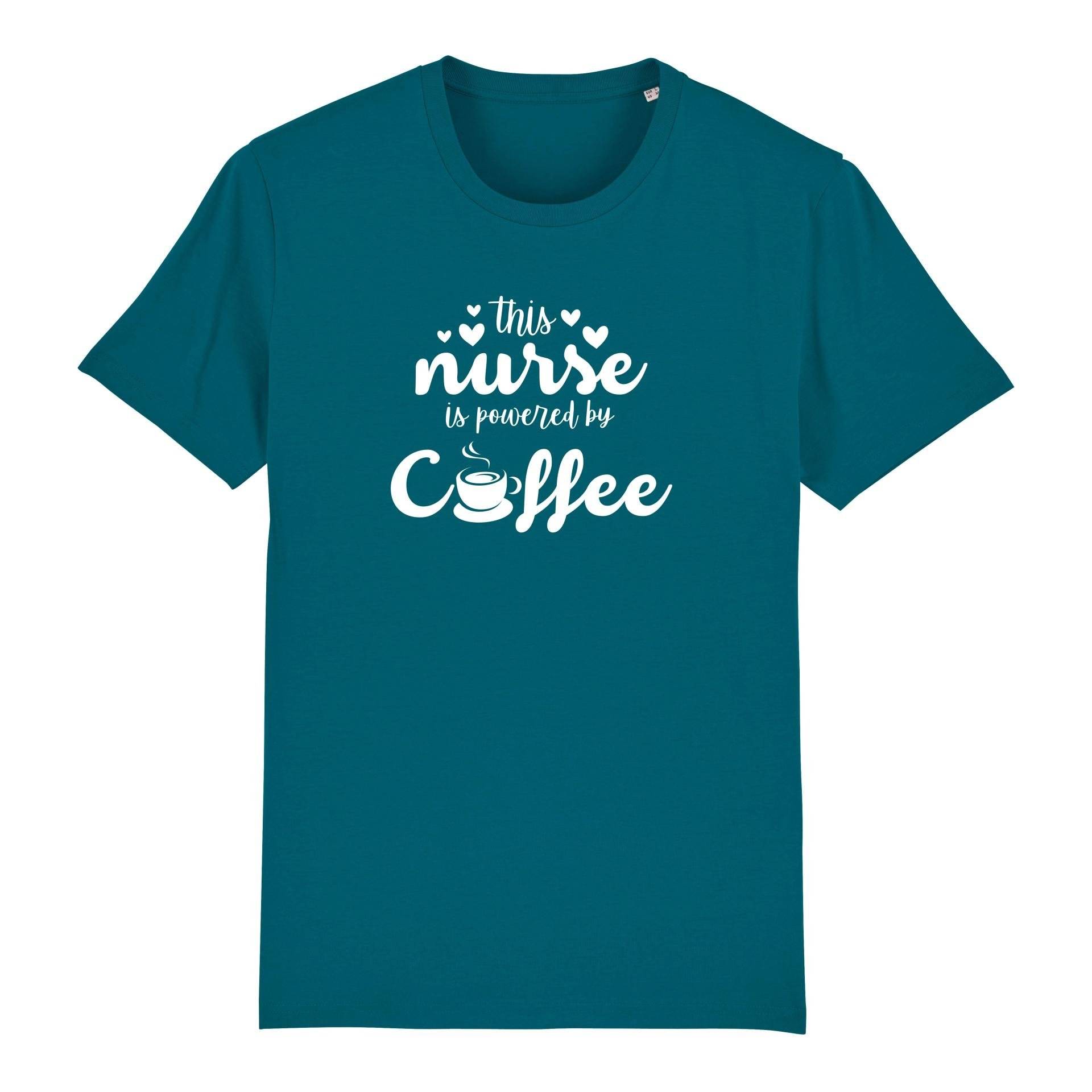 Schwesternuhr This nurse is powered by coffee Bio T-Shirt Unisex von Schwesternuhr