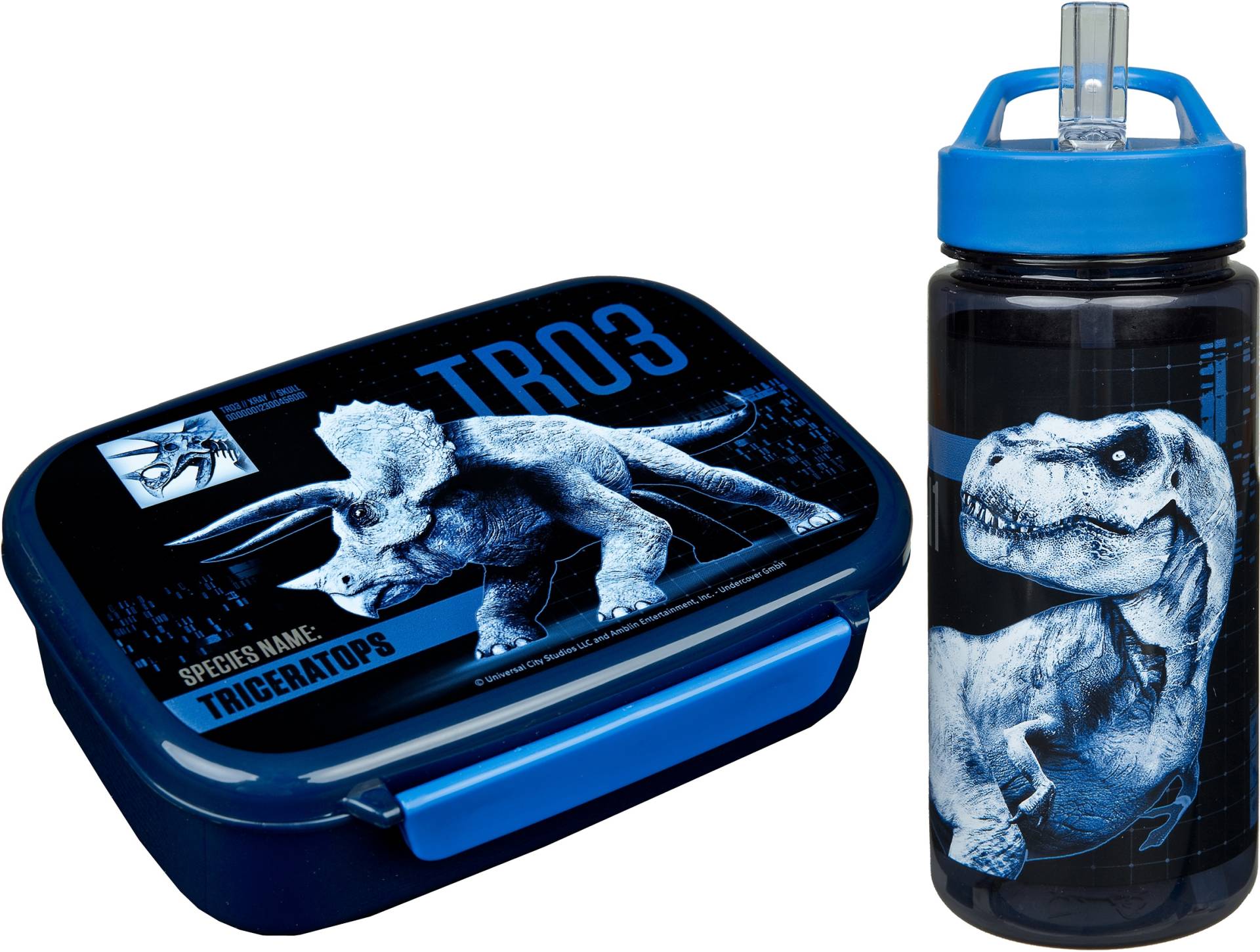 Scooli Lunchbox »Brotdose & Trinkflasche, Jurassic World«, (Set, 2 tlg.) von Scooli