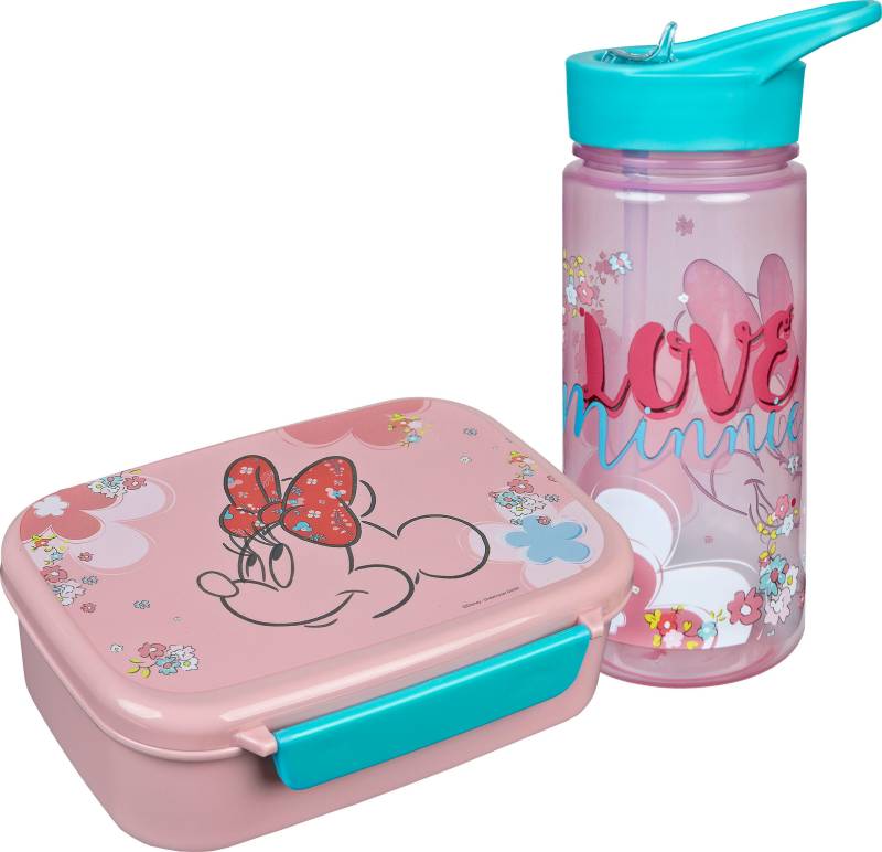 Scooli Lunchbox »Brotzeitdose & Trinkflasche, Minnie Mouse«, (Set, 2 tlg.), mit Trinkflasche von Scooli