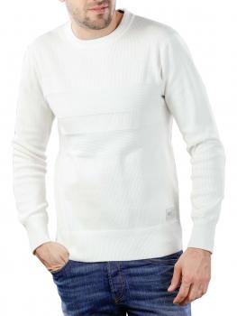 Scotch & Soda Cotton Crewneck Pull Structured Stripe 0102 von Scotch & Soda