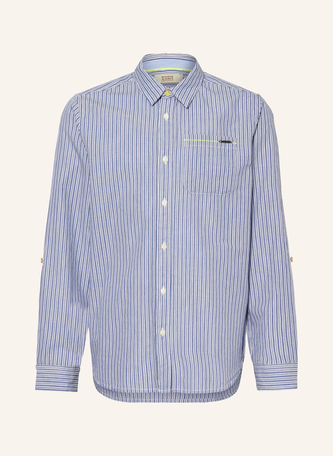 Scotch & Soda Hemd Regular Fit blau von Scotch & Soda