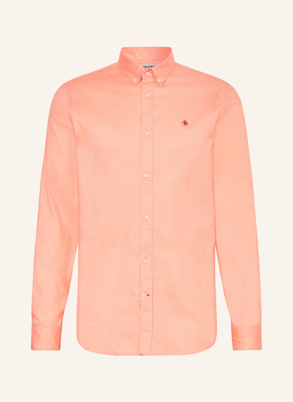 Scotch & Soda Hemd Regular Fit orange von Scotch & Soda