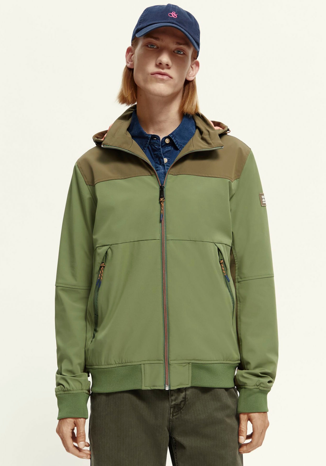 Scotch & Soda Outdoorjacke »Hooded colourblock jacket«, mit Kapuze von Scotch & Soda