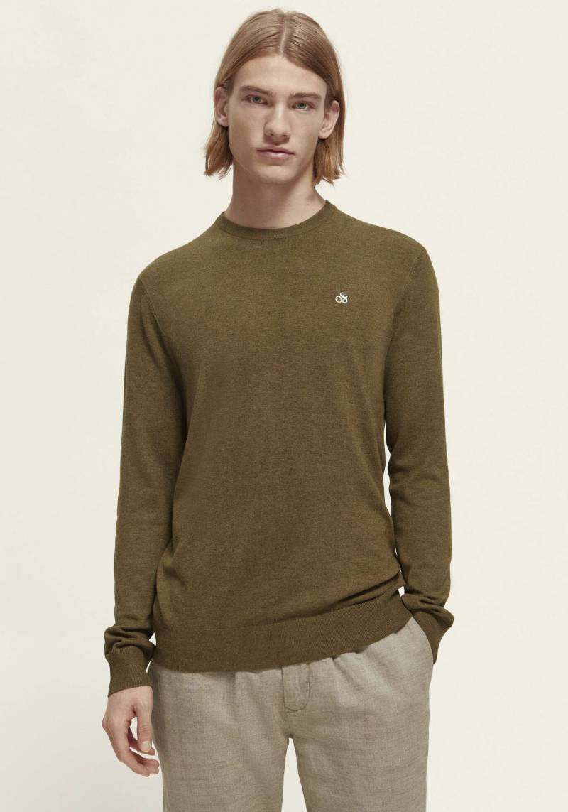 Scotch & Soda Rundhalspullover »Essentials - Ecovero viscose-blend crewneck pullover« von Scotch & Soda