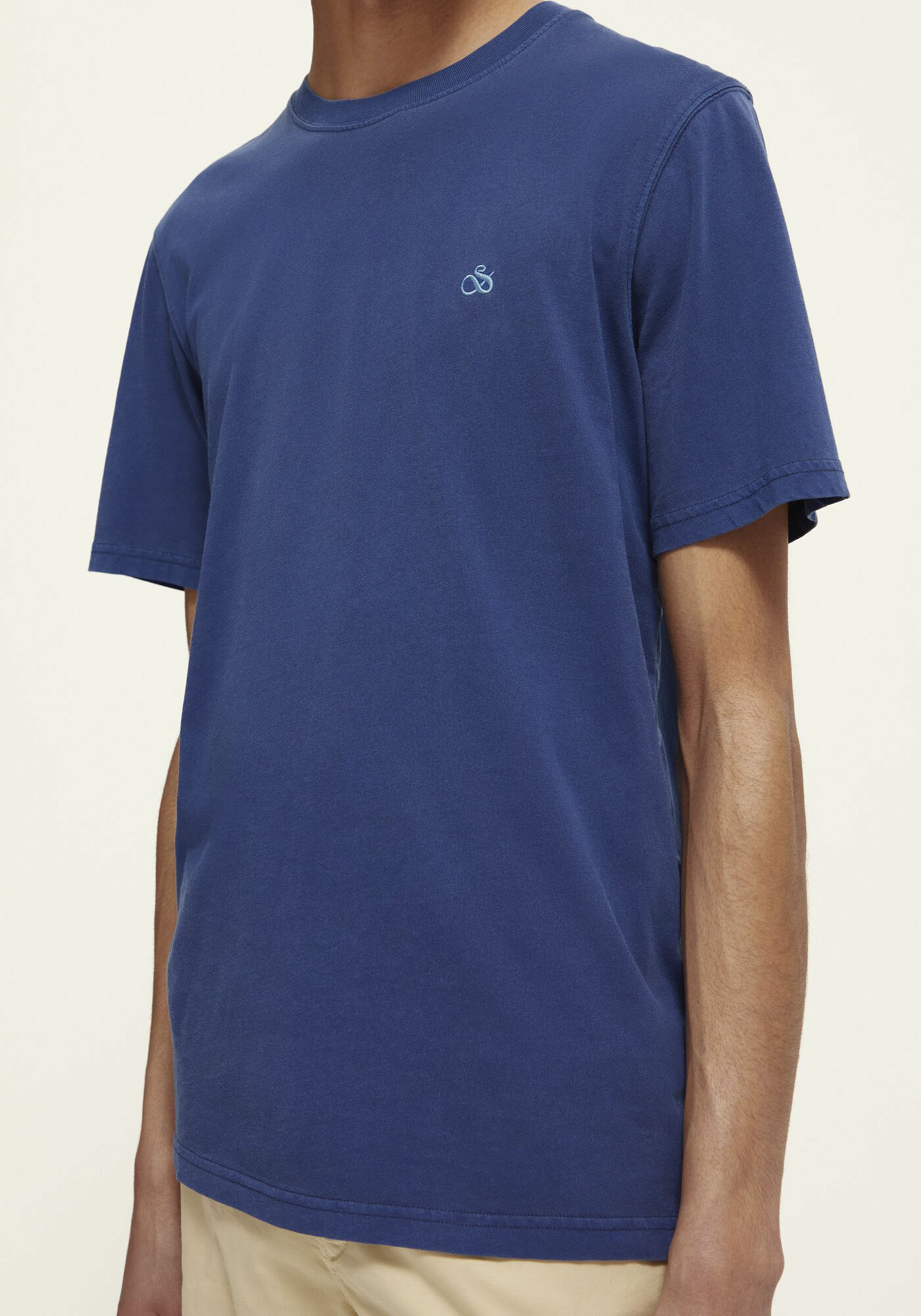 Scotch & Soda Rundhalsshirt »Garment-dye logo regular-fit T-shirt« von Scotch & Soda