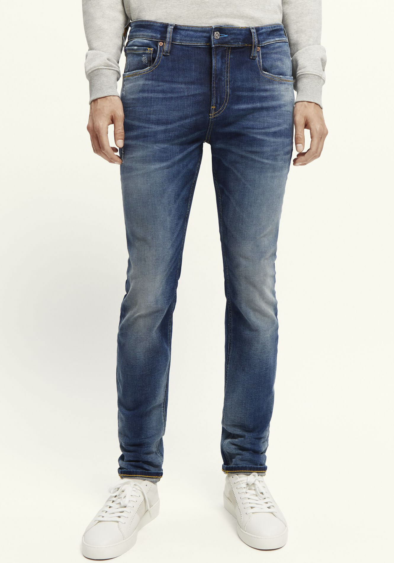 Scotch & Soda Skinny-fit-Jeans »Seasonal Essentials Skim skinny jeans, Cloud of Smoke« von Scotch & Soda