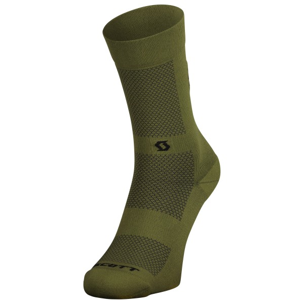 Scott - Full Send Crew - Velosocken Gr 36-38 oliv von Scott