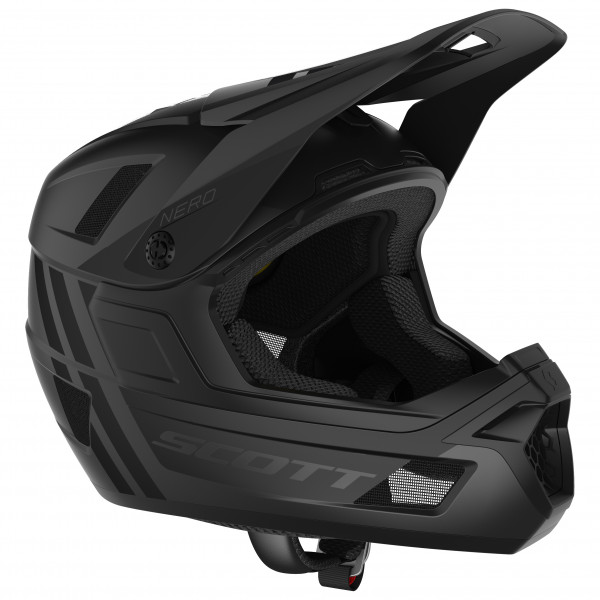Scott - Helmet Nero Plus (CE & CSPS) - Fullfacehelm Gr 55-56 cm - S;61-62 cm - XL schwarz von Scott