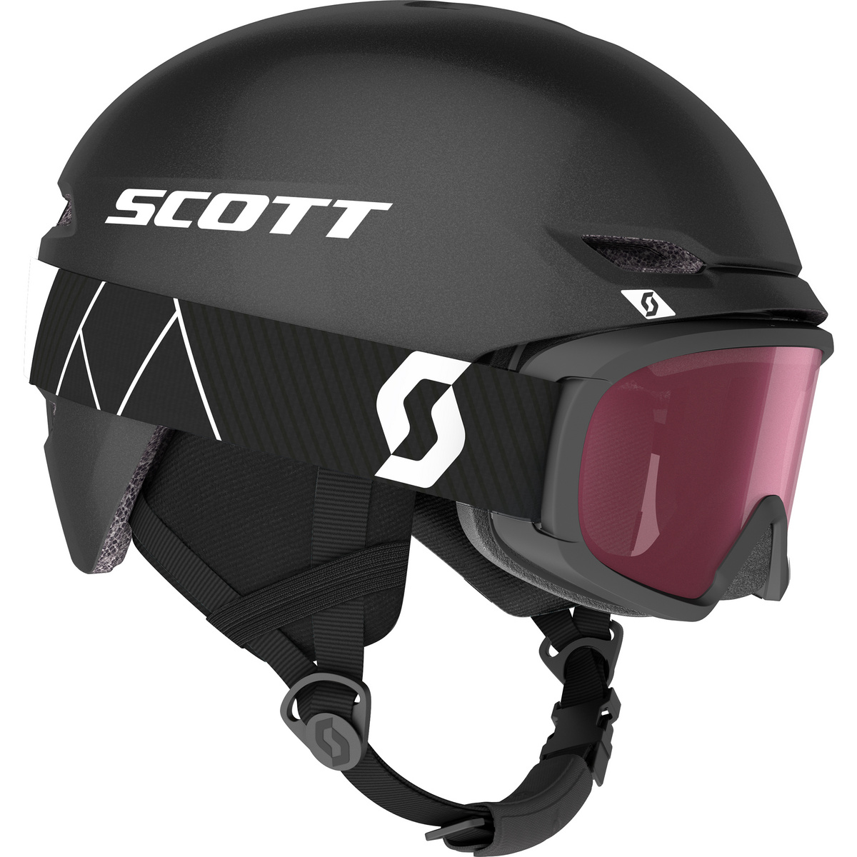 Scott Kinder Keeper 2 Plus Skihelm + Witty Skibrille Set von Scott