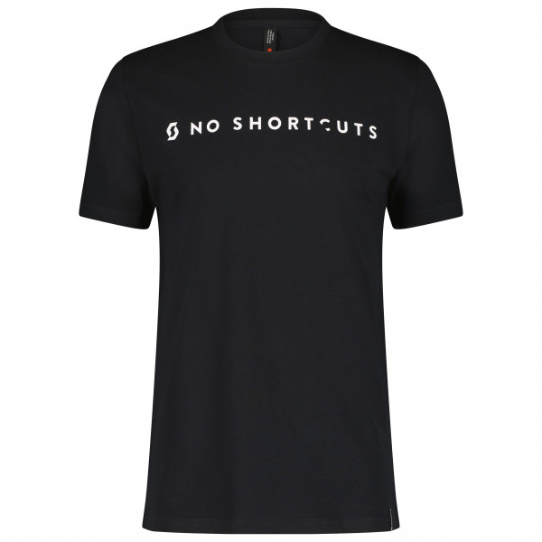 Scott - No Shortcuts S/S - T-Shirt Gr M schwarz von Scott