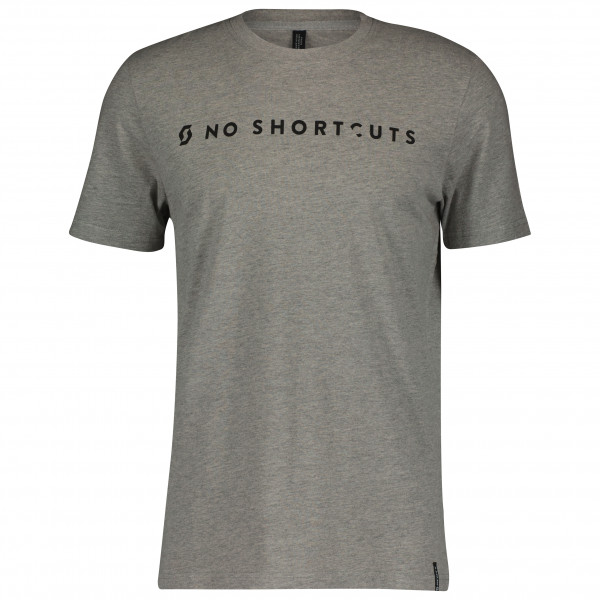 Scott - No Shortcuts S/S - T-Shirt Gr XL grau von Scott