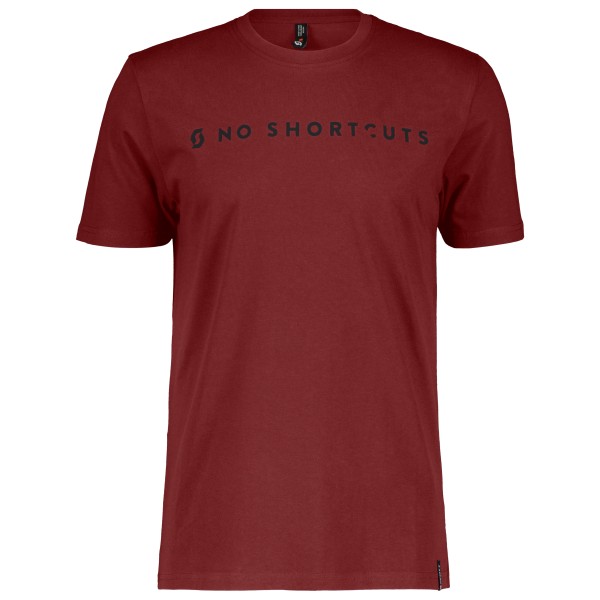Scott - No Shortcuts S/S - T-Shirt Gr XXL rot von Scott