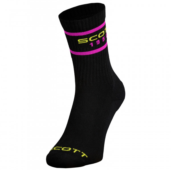 Scott - Retro Casual Crew Socks - Velosocken Gr 42-44 schwarz von Scott