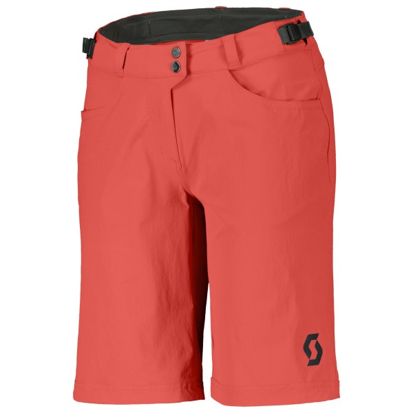 Scott - Women's Shorts Trail Flow with Pad - Velohose Gr L rot von Scott