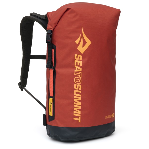 Sea to Summit - Big River Dry Backpack - Reiserucksack Gr 50 l;75 l rot;schwarz/grau von Sea to Summit