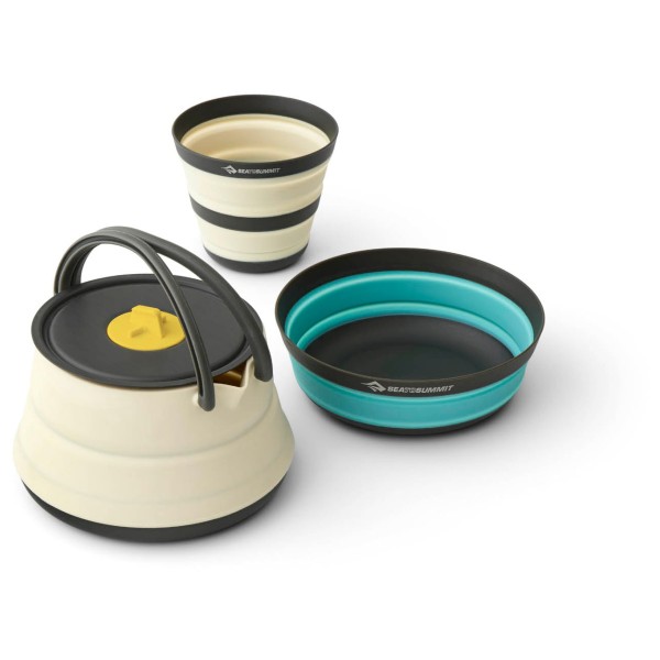 Sea to Summit - Frontier Ultralight Collapsible Kettle Cook Set - Topf Gr 1 Person - 3 Pieces von Sea to Summit