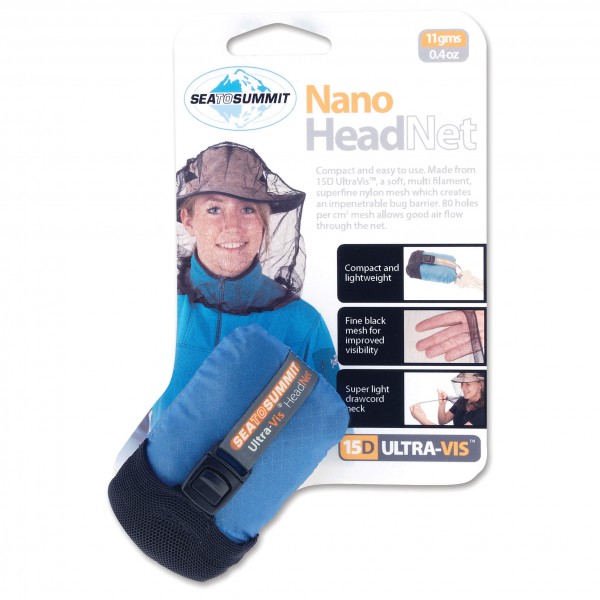 Sea to Summit - Nano Mosquito Headnet - Moskitonetz schwarz Sea to Summit - Nano Mosquito Headnet - Moskitonetz schwarz von Sea to Summit