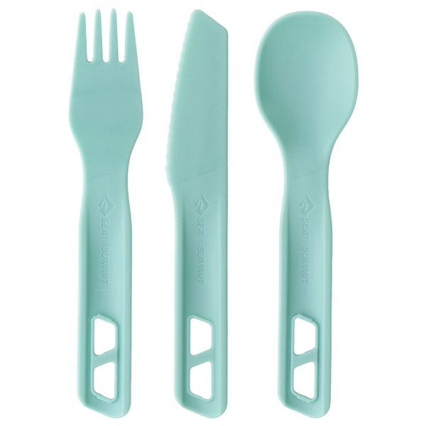 Sea to Summit - Passage Cutlery Set (3 Piece) - Besteck-Set türkis von Sea to Summit