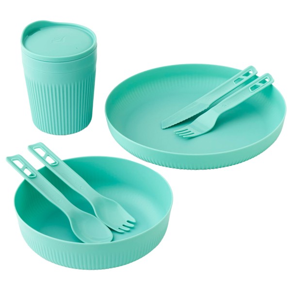 Sea to Summit - Passage Dinnerware Set 1 Person (7 Piece) - Geschirr-Set gelb;rot;türkis von Sea to Summit