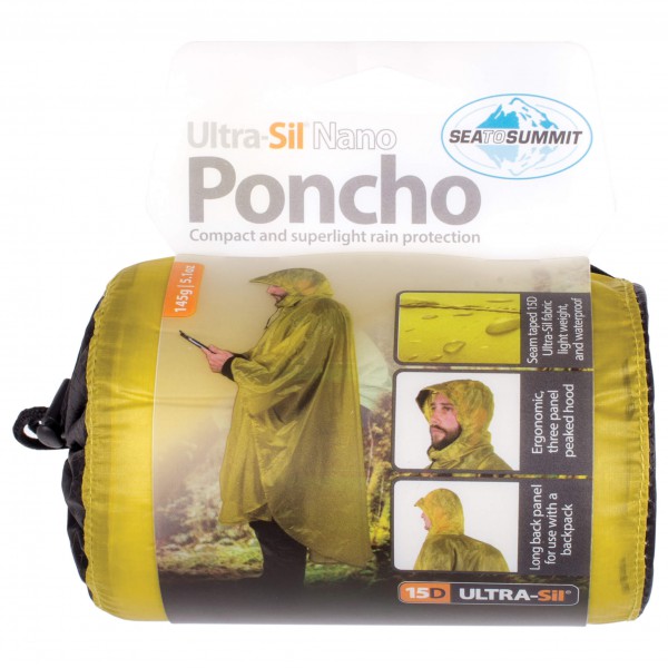 Sea to Summit - Poncho 15D - Regenjacke Gr One Size weiß Sea to Summit - Poncho 15D - Regenjacke Gr One Size weiß von Sea to Summit