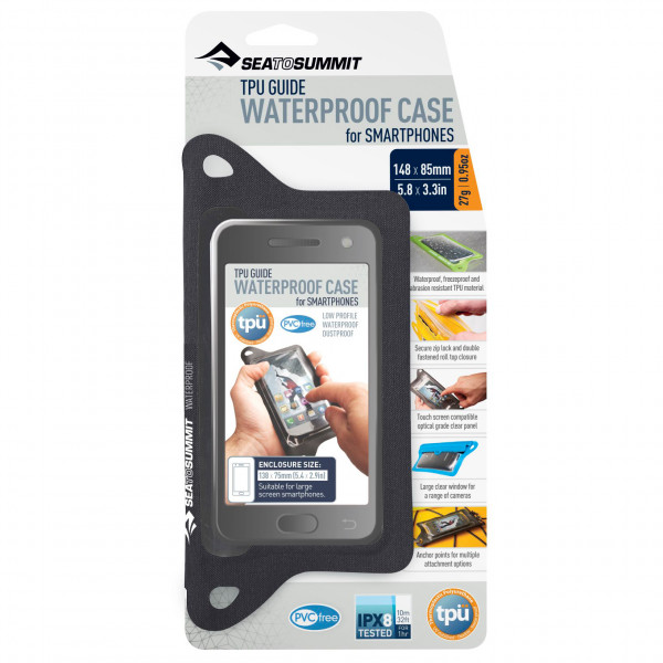 Sea to Summit - TPU Guide Waterproof Case for Smartphones - Schutzhülle Gr Regular schwarz von Sea to Summit