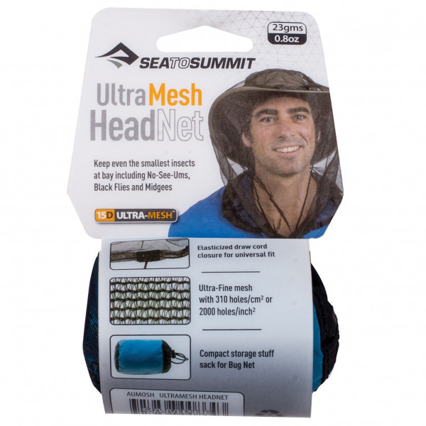 Sea to Summit - Ultra-Fine Mesh Headnet - Moskitonetz schwarz von Sea to Summit