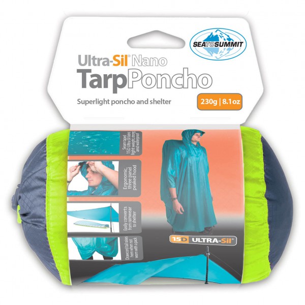 Sea to Summit - Ultra-Sil Nano 15D Tarp-Poncho Gr One Size bunt Sea to Summit - Ultra-Sil Nano 15D Tarp-Poncho Gr One Size bunt von Sea to Summit